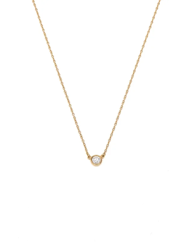 Tiffany & Co. By the Yard 0.18 G VVS1 3EX Diamond Necklace from A Retro Tale