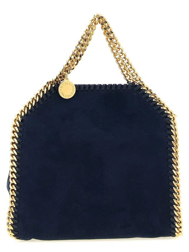 Stella McCartney Falabella Shoulder Bag — Navy Alter Suede in Navy Suede from HEWI