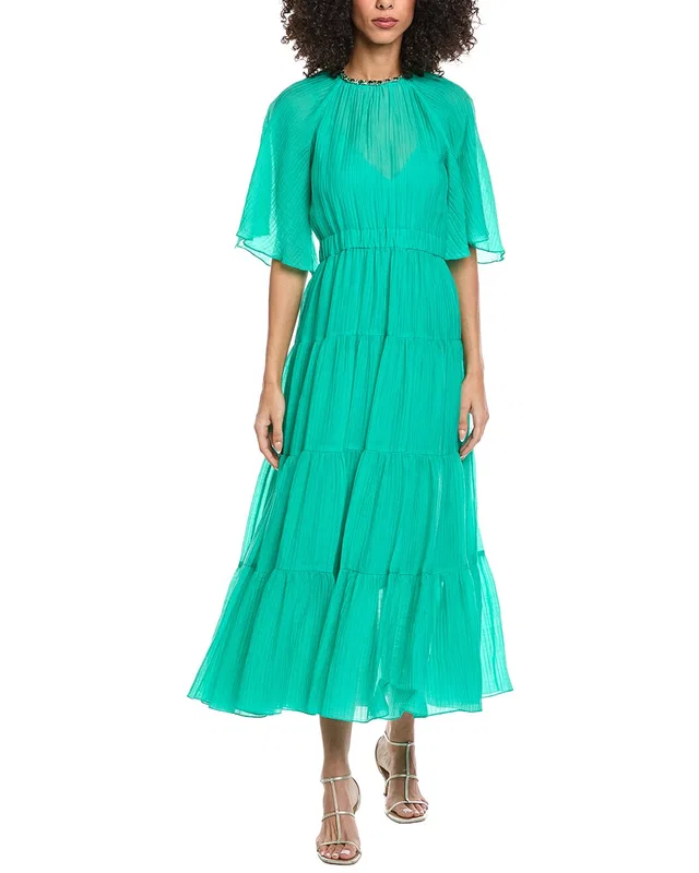 Sandro Woven Midi Dress, image 1 of 1 from Gilt