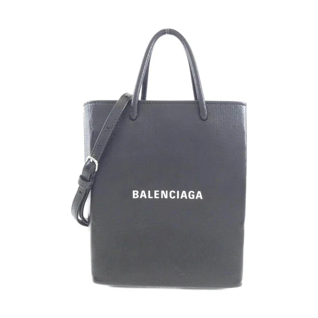 Balenciaga Large Shopping Bag Calf Handbag in Leather from LuxUness