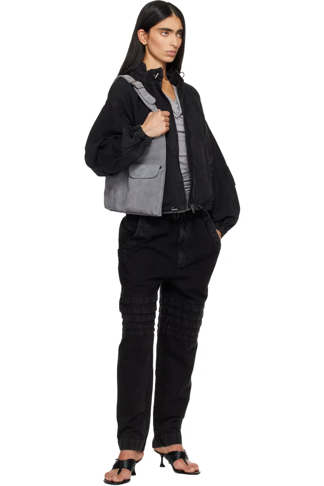 Isabel Marant Etoile Black Mellya Trousers, photo 4 of 4 from SSENSE