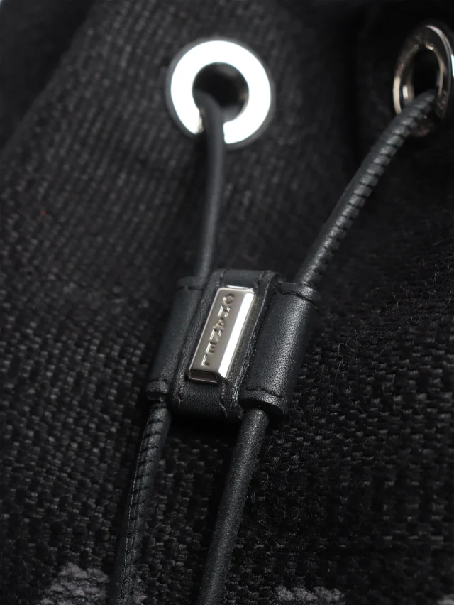Chanel Black 2018 Rue Cambon canvas backpack in Black Canvas from Sign of the Times, photo 3 of 7
