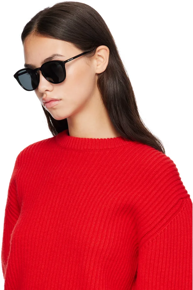 Saint Laurent Black SL782 Sunglasses, photo 4 of 4 from SSENSE