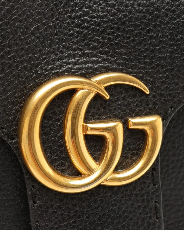 Gucci Mini Marmont Top Handle Bag in Caviar leather from A Retro Tale, photo 6 of 8