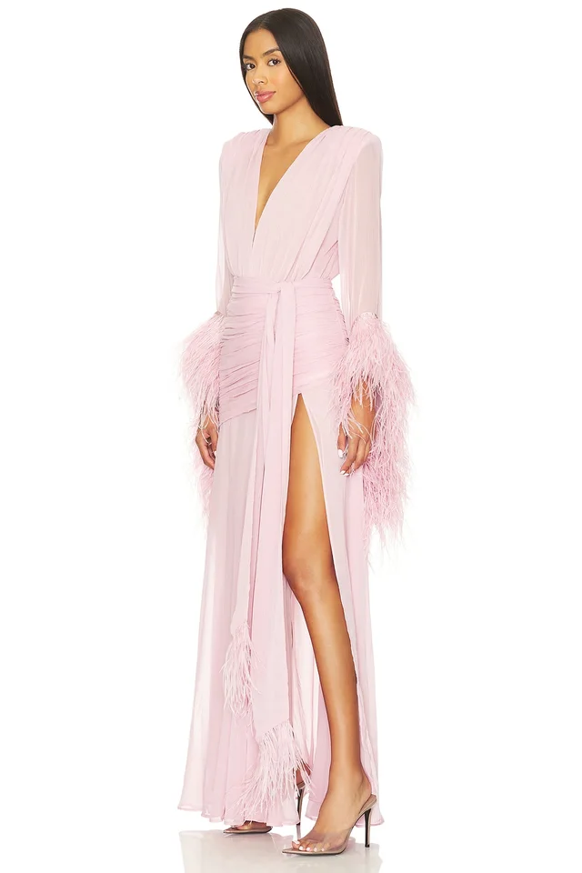 Bronx Banco Geisha Maxi Dress in Pink, photo 3 of 4 from REVOLVE (Canada)