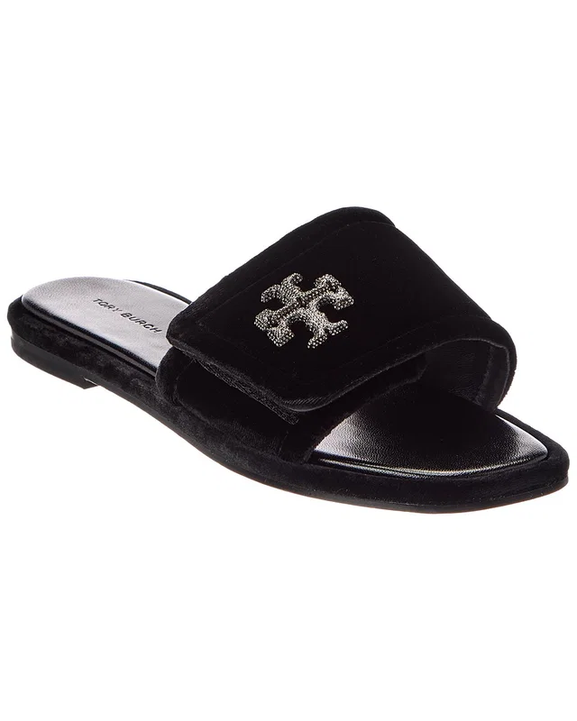 Tory Burch Everly Velvet Slide Sandal, image 1 of 1 from Rue La La