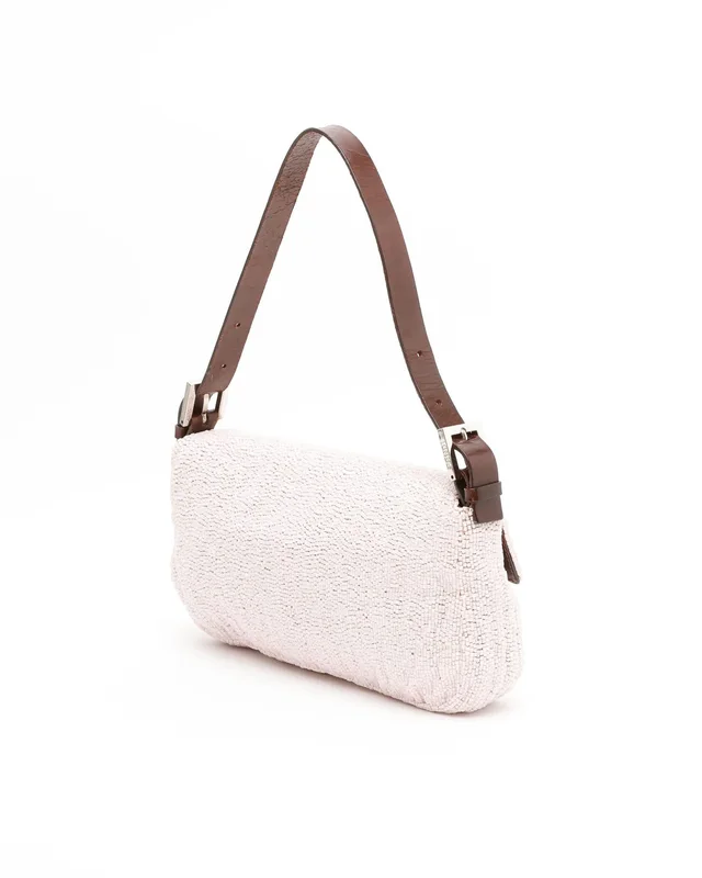 Fendi Medium Beaded Baguette Bag in Leather from A Retro Tale, photo 3 of 10