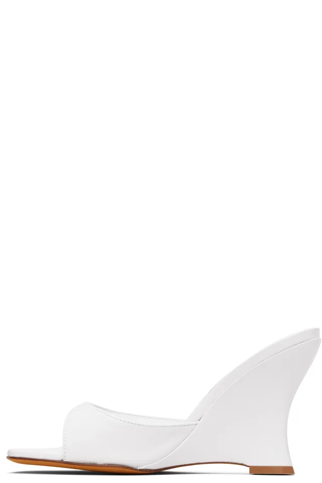 Maryam Nassir Zadeh White Lido Wedge Heeled Sandals, photo 3 of 5 from SSENSE