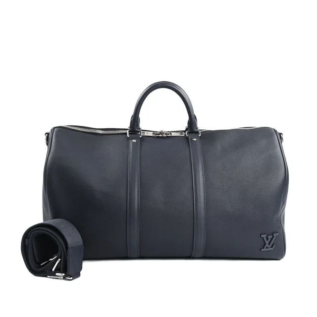 Louis Vuitton Boston Bag Keepall Bandouliere 50 in Leather from The Reluxe