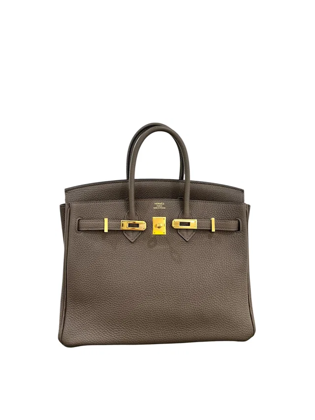 Hermès Birkin 25 Toundra Togo GHW #T in Togo leather from Luxury Promise