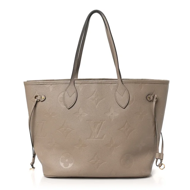Louis Vuitton Neverfull MM Empreinte Leather Bag - Tourterelle in Leather from H&T