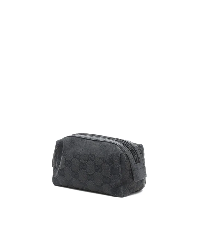 Gucci GG Canvas Leather Pouch in Canvas from A Retro Tale, photo 3 of 8