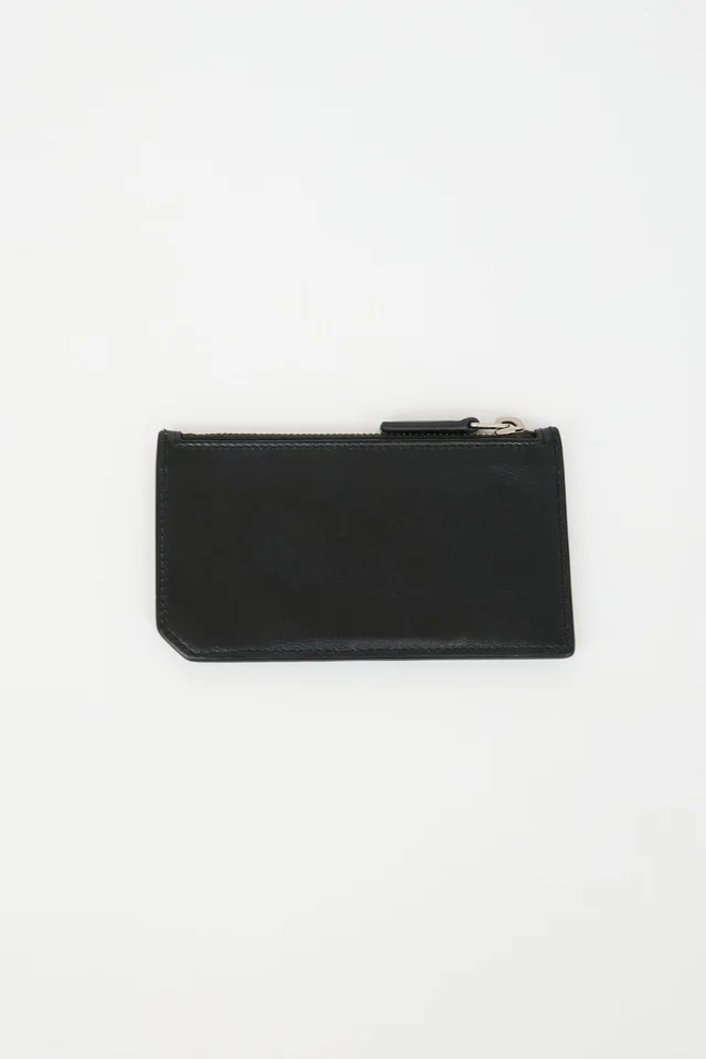Saint Laurent Leather Card Holder in Leather from VSP Consignment, photo 2 of 2