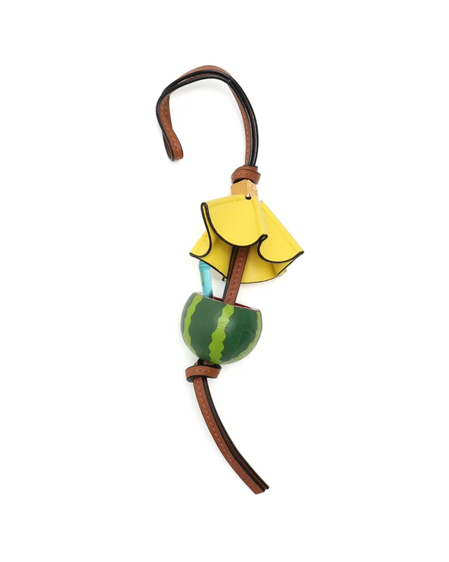 Loewe x Paula Ibiza Watermelon Cocktail Bag Charm in Calfskin from A Retro Tale, photo 2 of 2