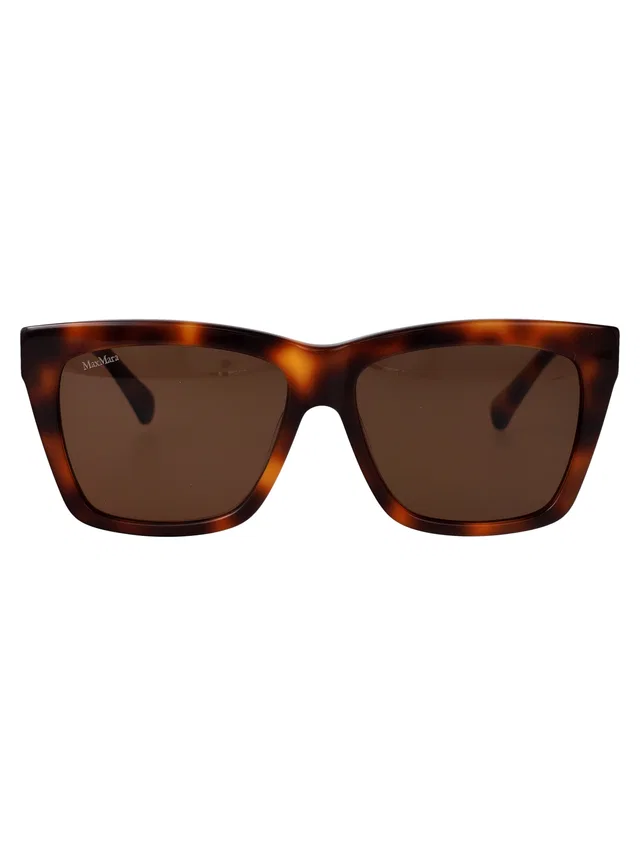 Max Mara Mm0193 Tortoiseshell Acetate Sunglasses — Brown in Brown from HEWI
