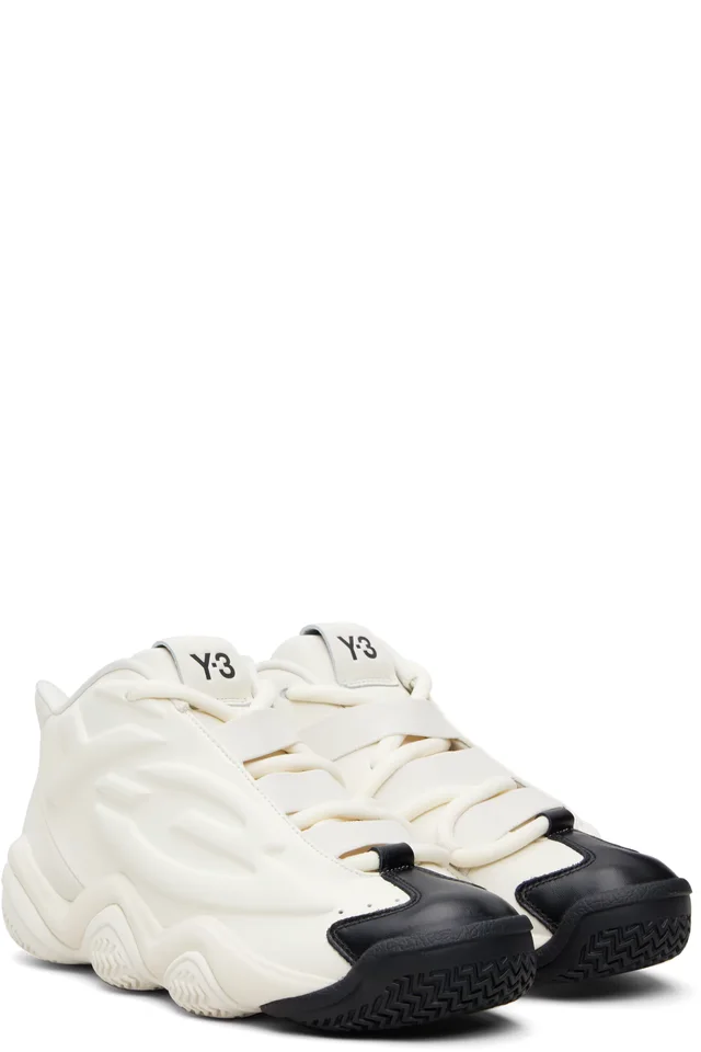 Y-3 Off-White Megaball Sneakers, photo 4 of 5 from SSENSE