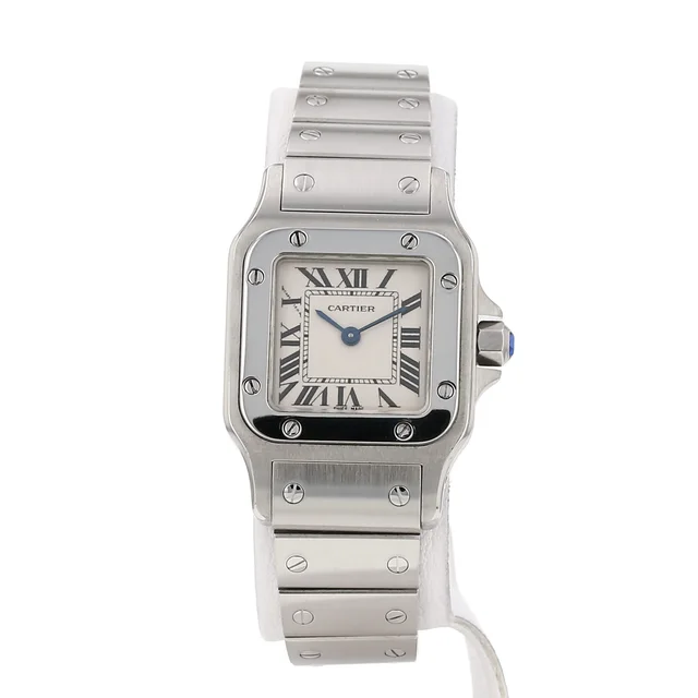 Santos small model watch in steel, Ref: Cartier - 1565, circa 2000 from Collector Square, photo 2 of 3