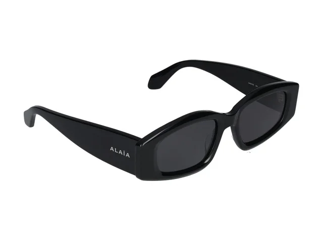 Azzedine Alaia Aa0079s Sunglasses — Black Acetate in Black from HEWI, photo 2 of 2