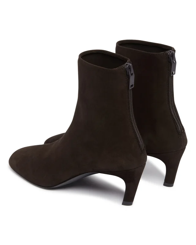 Totême Back-Zip Mid-Heel Ankle Boots, photo 3 of 6 from SENSER