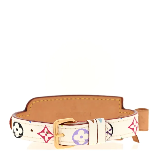 Louis Vuitton Monogram Multicolor Address Wish Bracelet White in White Canvas from FASHIONPHILE, photo 3 of 8