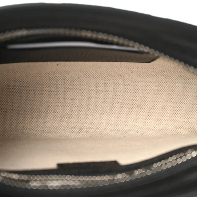 Gucci Monogram Jumbo GG Textured Dollar Calfskin Crossbody Bag Black in Black Calfskin from FASHIONPHILE, photo 5 of 9