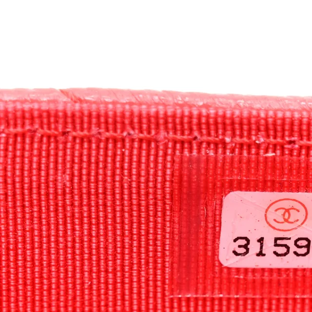 Chanel Caviar Quilted Flap Card Holder Wallet Red in Red Caviar leather from FASHIONPHILE, photo 6 of 8