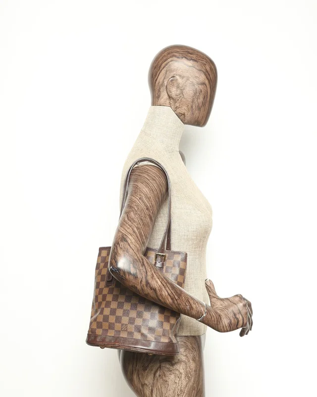 Louis Vuitton Damier Ebene Marais Bucket Bag in Brown from A Retro Tale, photo 9 of 9