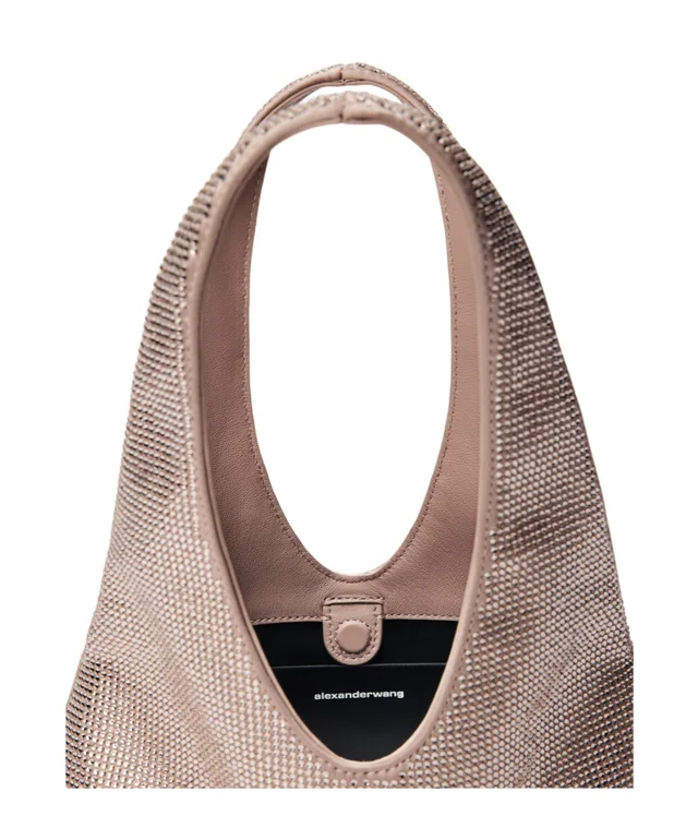 Alexander Wang crystal-embellished logo-patch shoulder bag, photo 5 of 5 from SENSER