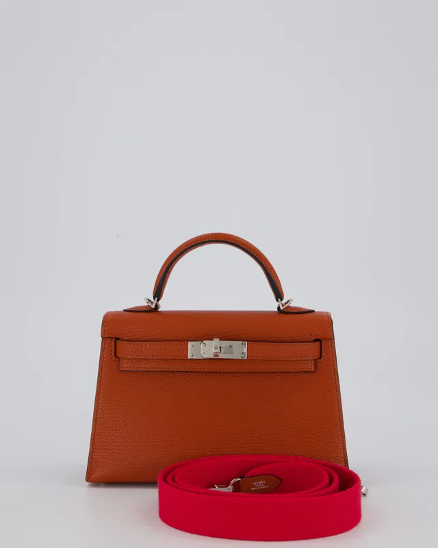 Hermès Mini Kelly II 20 Bag in Goatskin from Sellier