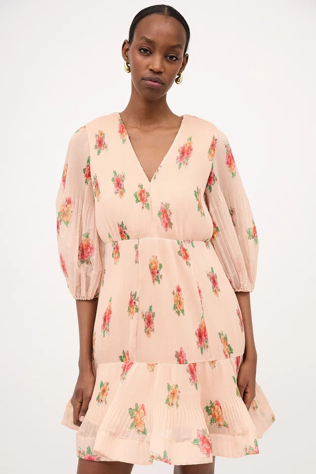 Zimmermann Floral Accordion Pleat Dress from VSP Consignment