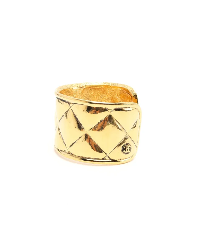 Chanel Coco Mark Cuff Bracelet from A Retro Tale, photo 2 of 5