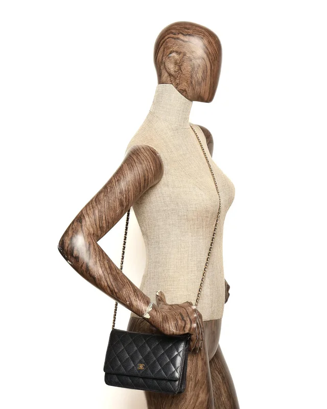 Chanel Caviar Wallet On Chain Bag in Caviar leather from A Retro Tale, photo 9 of 9