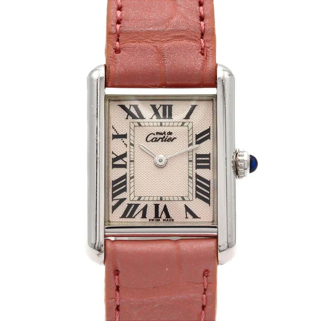 Cartier Must Tank SM Limited Silver Quartz in Silver from LuxUness