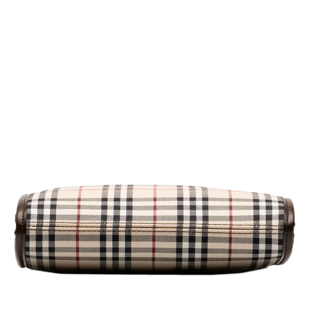 Beige Burberry House Check Canvas Crossbody in Beige Canvas from Designer Revival, photo 3 of 6