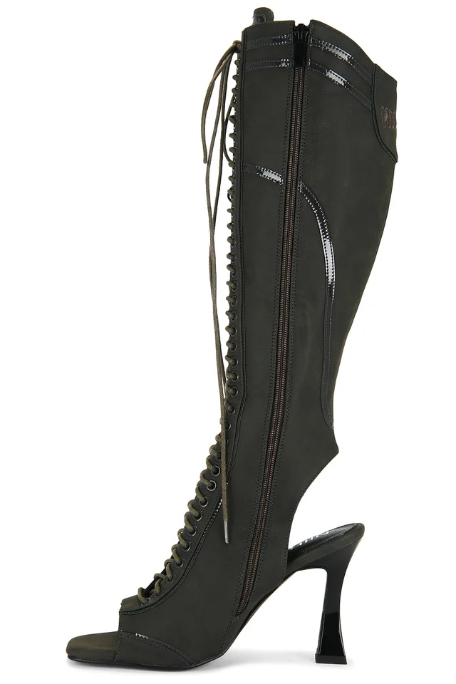 NIIHAI The Striker Lace Up Boot in Stone Grey, photo 5 of 5 from REVOLVE (Canada)