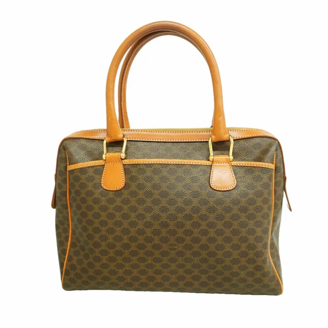 Celine Handbag Macadam Brown Gold in Brown from The Reluxe