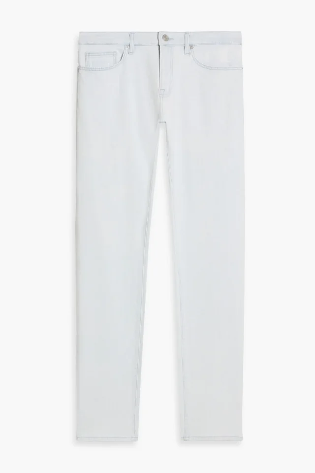 Frame L'Homme Slim-Fit Denim Jeans in Dark denim, photo 4 of 10 from THE OUTNET