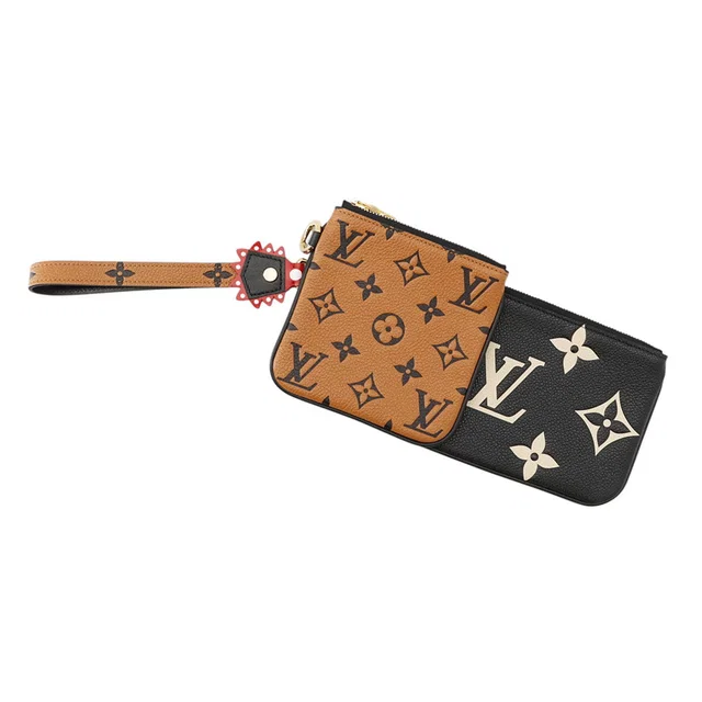 Pochette・Trio Noir/Brown/CreamM69516 Monogram Empreinte Leather LV Crafty in Black Leather from GALLERY RARE