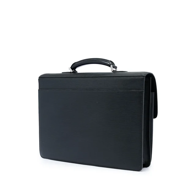 Black Louis Vuitton Epi Robusto 2 Business Bag in Black Leather from Designer Revival, photo 2 of 2