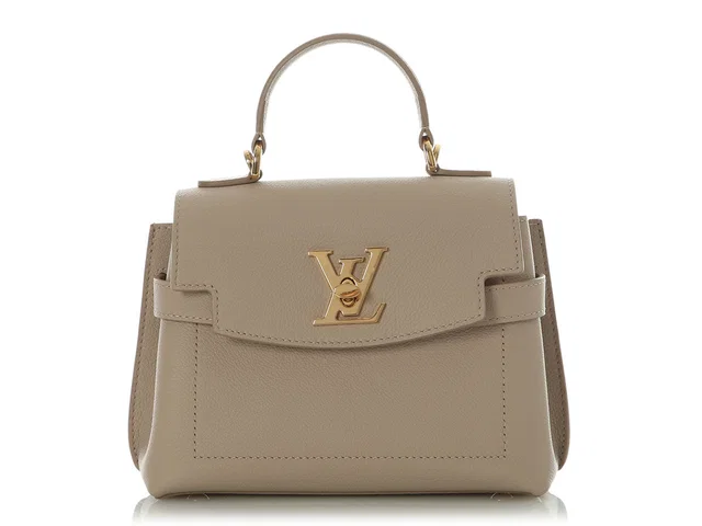Louis Vuitton Mini Beige Lockme in Beige Leather from Ann's Fabulous Finds