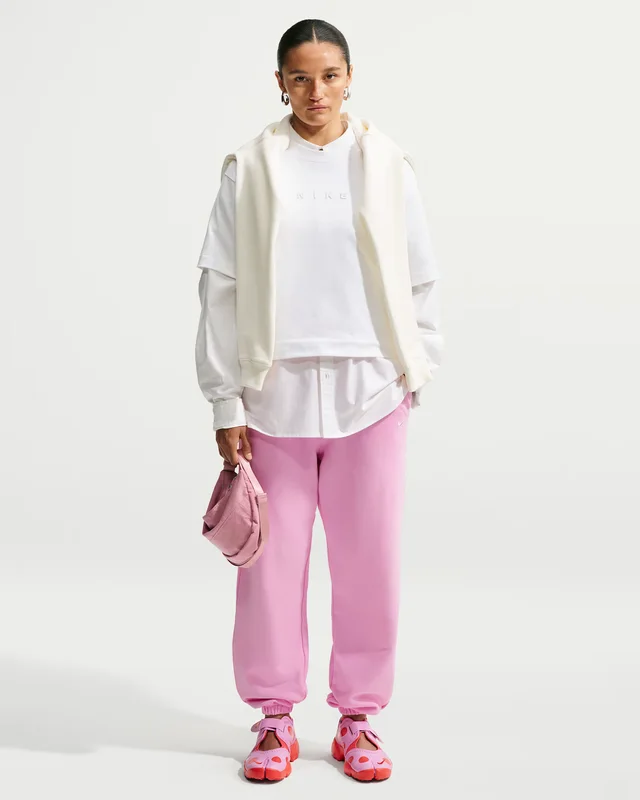Nike Studio Fleece Lightweight "French Terry" in Pink from Nike, photo 1 of 1