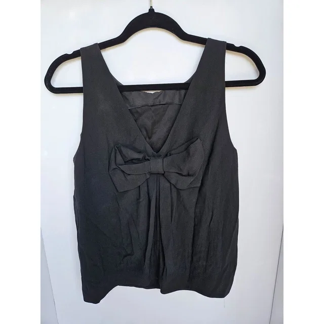 REDValentino Sleeveless Tank Top Blouse Us 6 S in black from Poshmark, photo 1 of 1
