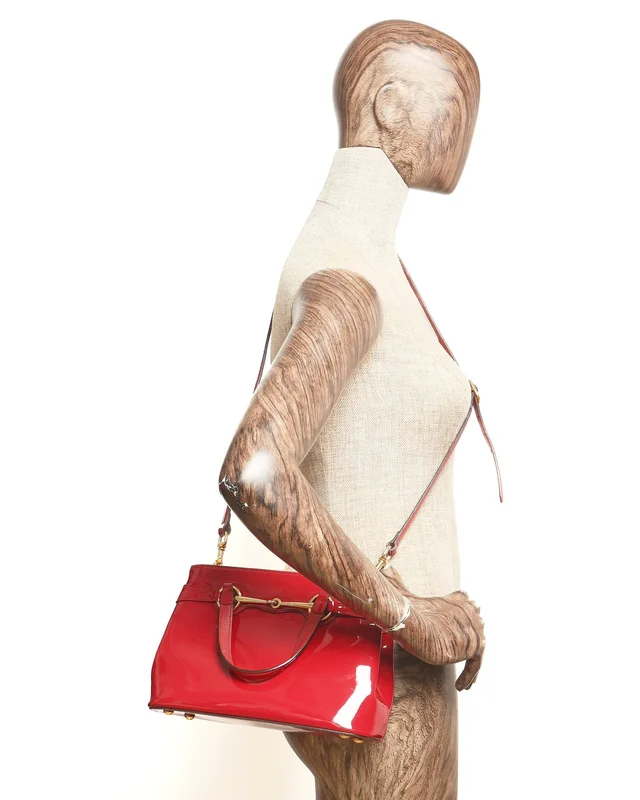 Gucci Horsebit Patent Leather Handbag in Patent leather from A Retro Tale, photo 7 of 7