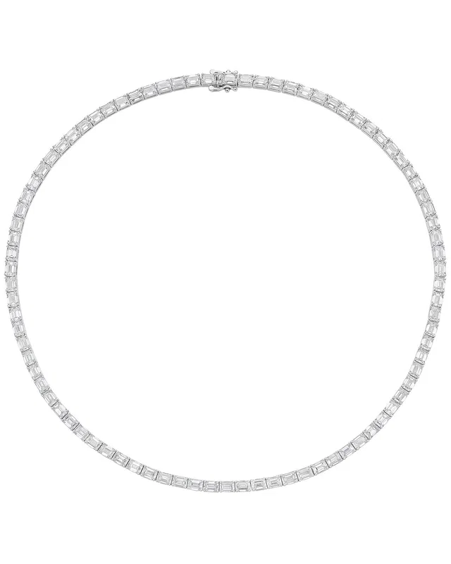 Diana M Lab Grown Diamonds Diana M. 14K 25.26 ct. tw. Lab-Grown Diamond Tennis Necklace, image 1 of 1 from Rue La La