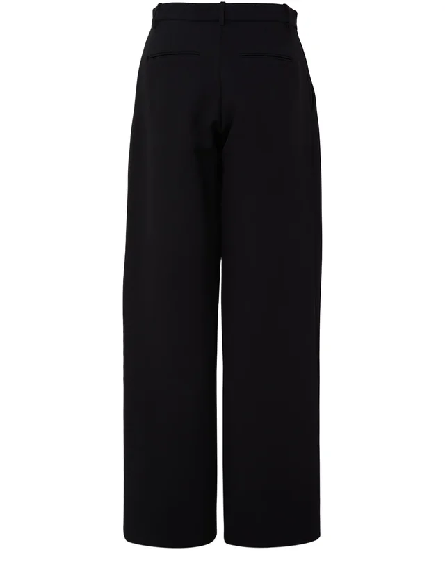 KHAITE August pants in Black 100% polyester, photo 3 of 6 from 24S (US)
