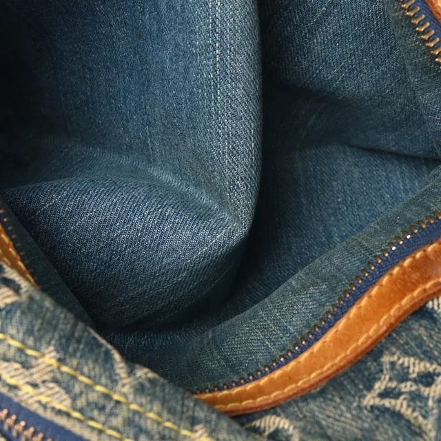 Louis Vuitton Monogram Denim Baggy PM Blue in Blue Denim from FASHIONPHILE, photo 5 of 12