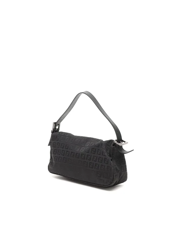 Fendi Zucca Fold Over Baguette Bag in Canvas from A Retro Tale, photo 3 of 7