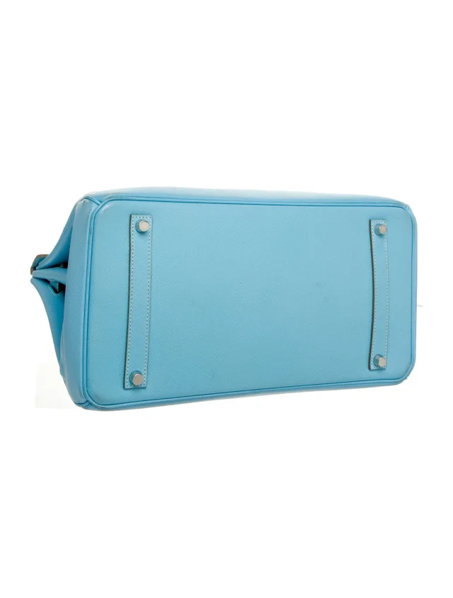 Hermès Epsom Candy Birkin 35 in blue Epsom leather from The RealReal, photo 5 of 6
