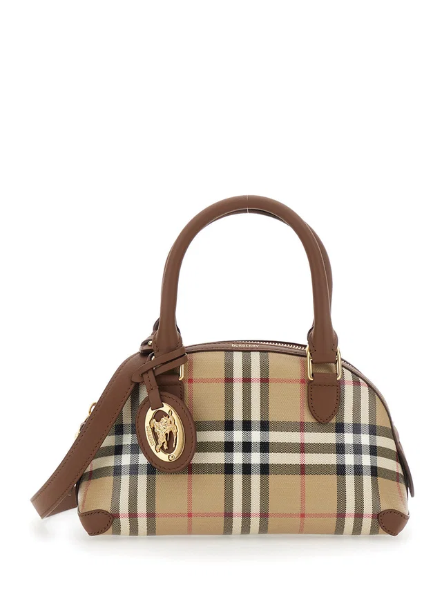 Burberry Primrose Shoulder Bag — Beige Cotton in Beige Canvas from HEWI