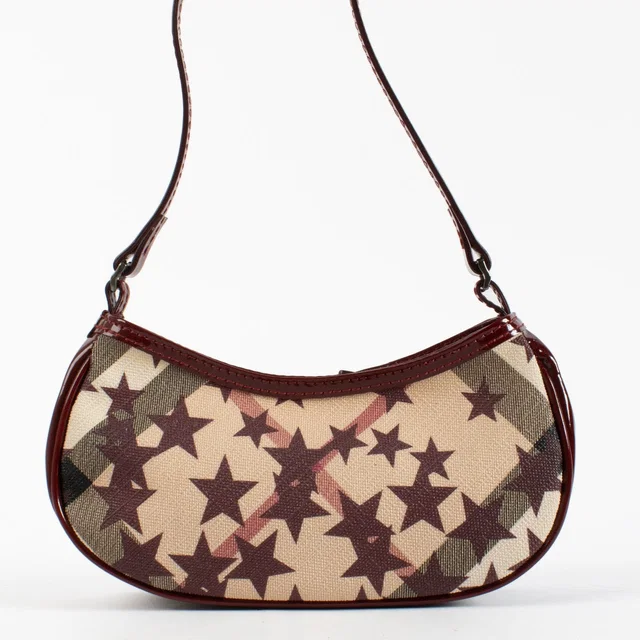Burberry Check Star Mini Bag Top Handle from Labellov